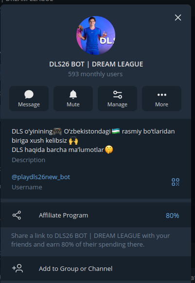 Telegram bot preview
